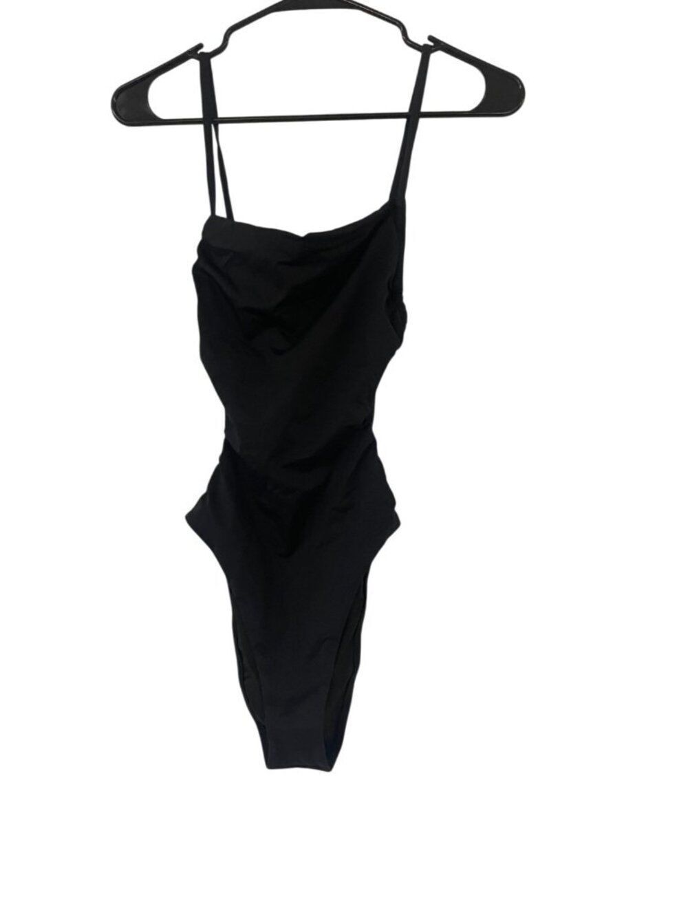 Oysho Womens Trikini Swimsuit Small Black Cheeky One Piece Swimwear 0744/301 NWT